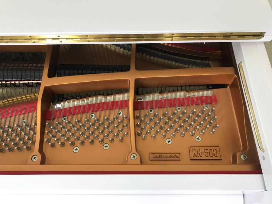 WM. Knable & Co. KN-500 Player Piano With Piano Disc Model PDS-128 PLUS With Bench And Collection Of Piano Discs (See Details) [Photo 11]