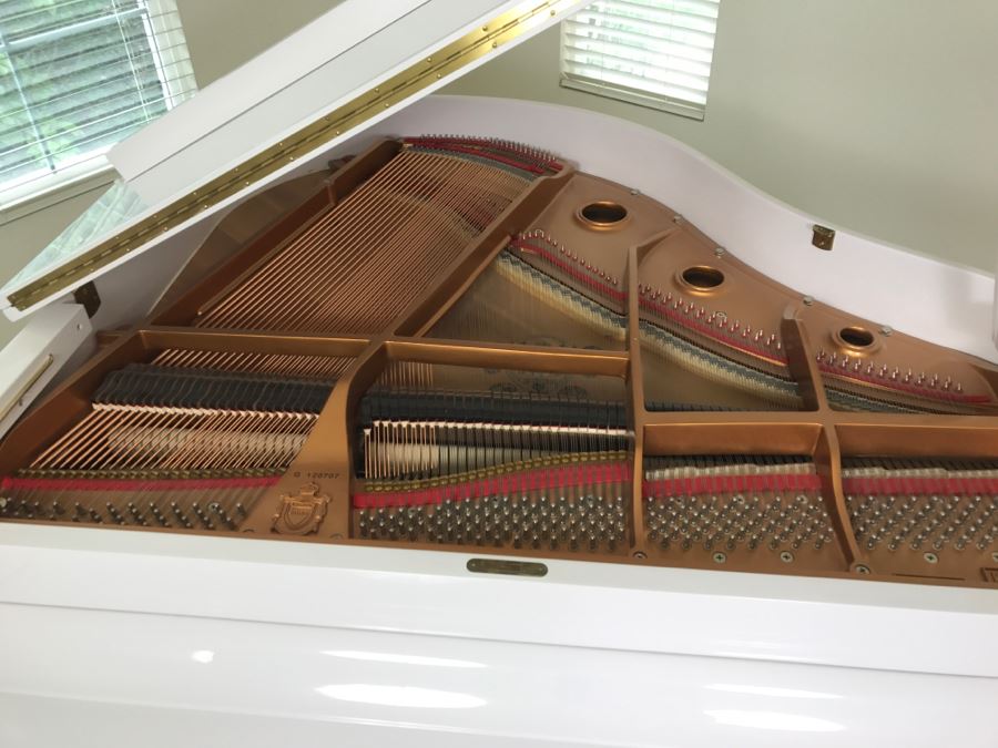 WM. Knable & Co. KN-500 Player Piano With Piano Disc Model PDS-128 PLUS With Bench And Collection Of Piano Discs (See Details) [Photo 17]