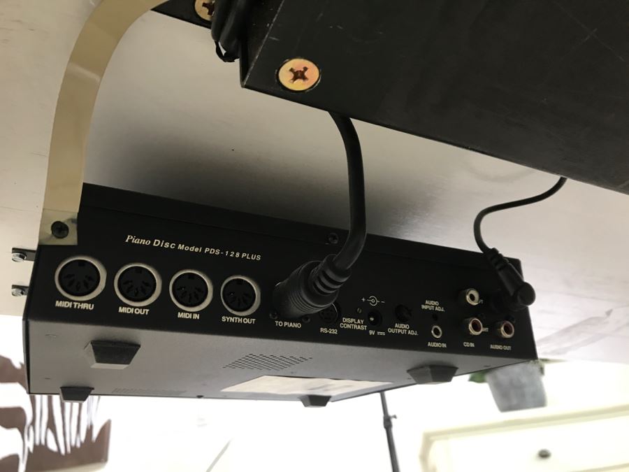 WM. Knable & Co. KN-500 Player Piano With Piano Disc Model PDS-128 PLUS With Bench And Collection Of Piano Discs (See Details) [Photo 30]