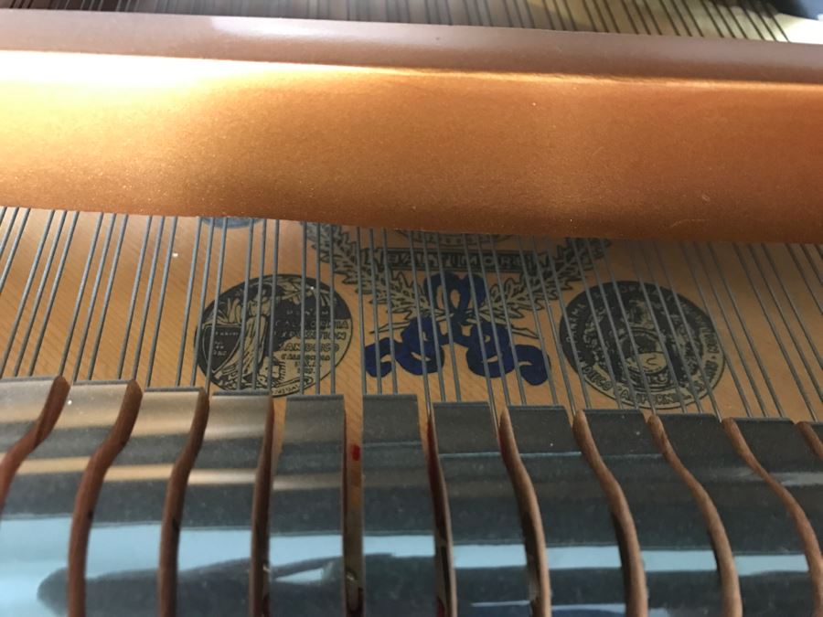 WM. Knable & Co. KN-500 Player Piano With Piano Disc Model PDS-128 PLUS With Bench And Collection Of Piano Discs (See Details) [Photo 13]