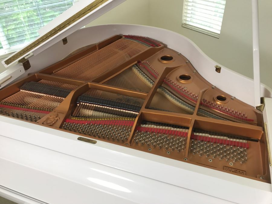 WM. Knable & Co. KN-500 Player Piano With Piano Disc Model PDS-128 PLUS With Bench And Collection Of Piano Discs (See Details) [Photo 15]