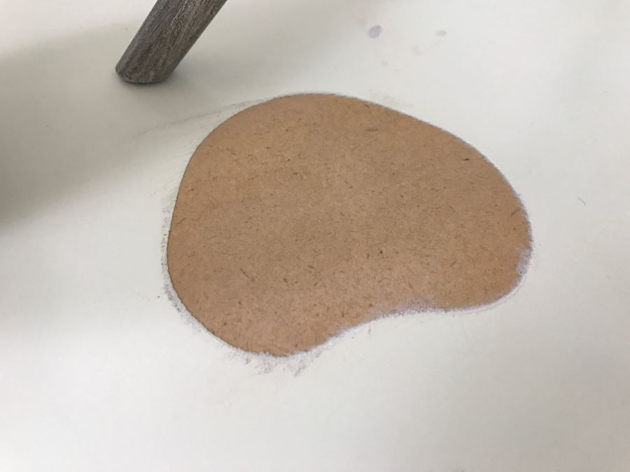 White Two-Drawer Cabinet - Note Repair On Top Shown In Photos [Photo 7]