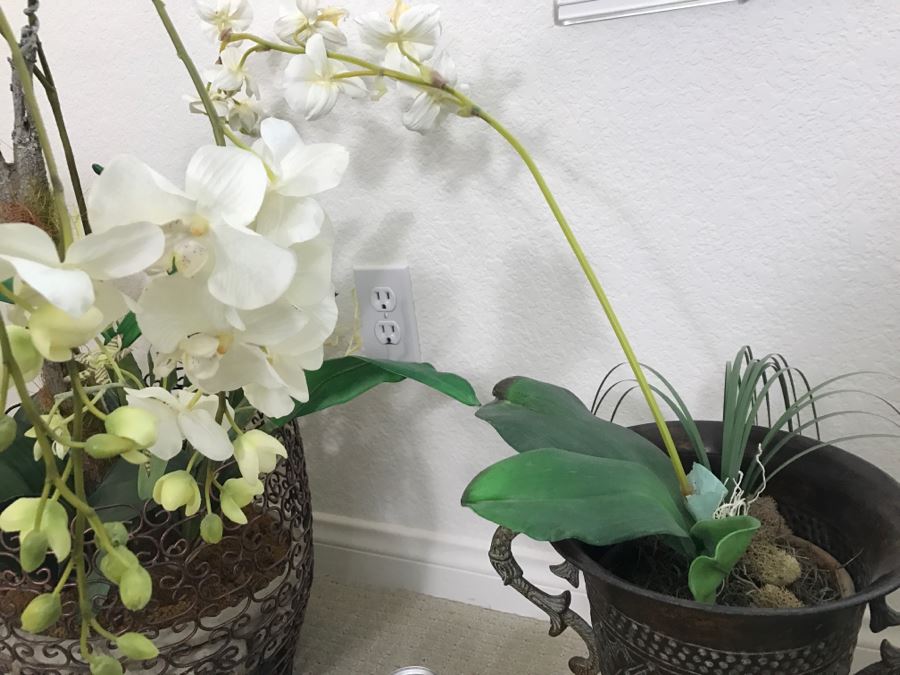 Set Of (3) Potted Artificial Indoor Plants [Photo 9]