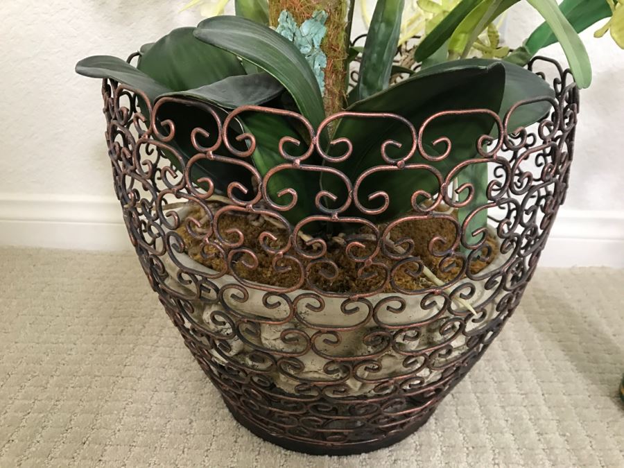 Set Of (3) Potted Artificial Indoor Plants [Photo 3]