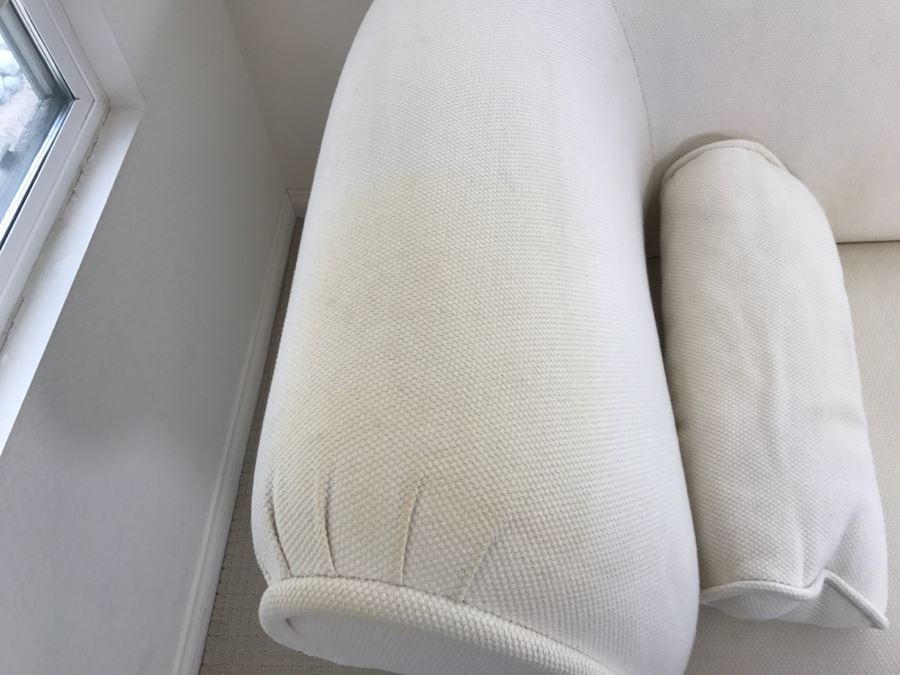 Stylish Chaise Lounge (Some Areas Of Staining As Shown In Photos) [Photo 8]