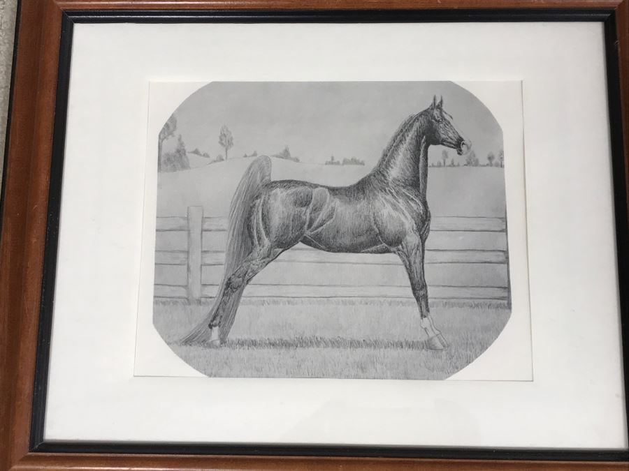 Set Of (4) Framed Horse Prints [Photo 6]