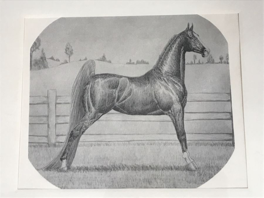 Set Of (4) Framed Horse Prints [Photo 7]