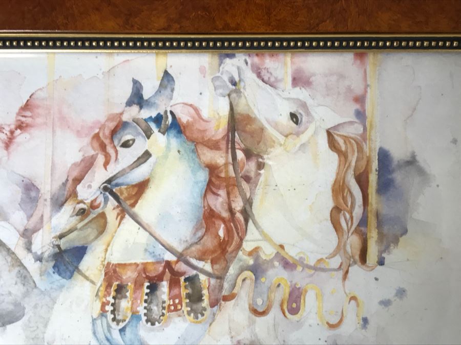 Carousell Artist Proof Giclee Print 1 Of 3 By M. Nevada Ackerman 8in X 9in Hand Signed With COA [Photo 4]