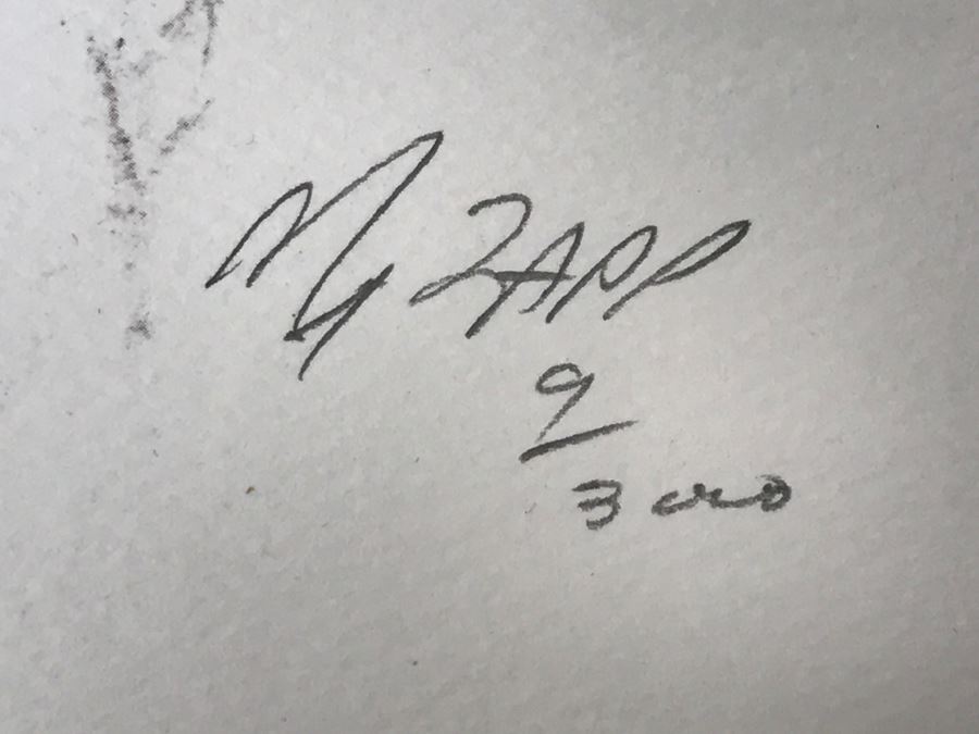 Limited Edition Carousell Horse Print By M. Zapp 9 Of 3000 Hand Signed By Artist [Photo 8]