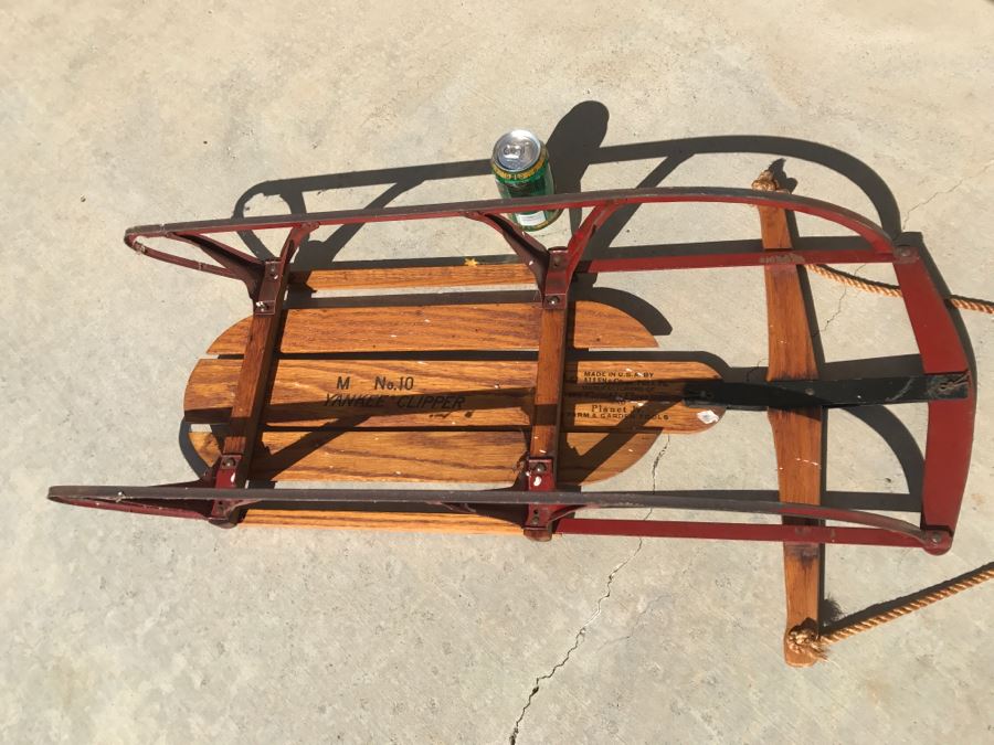 Vintage No. 10 Yankee Clipper Sled Made By S.L. Allen & Co Inc. Phila. PA [Photo 8]