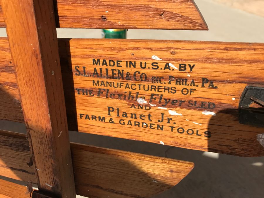 Vintage No. 10 Yankee Clipper Sled Made By S.L. Allen & Co Inc. Phila. PA [Photo 9]