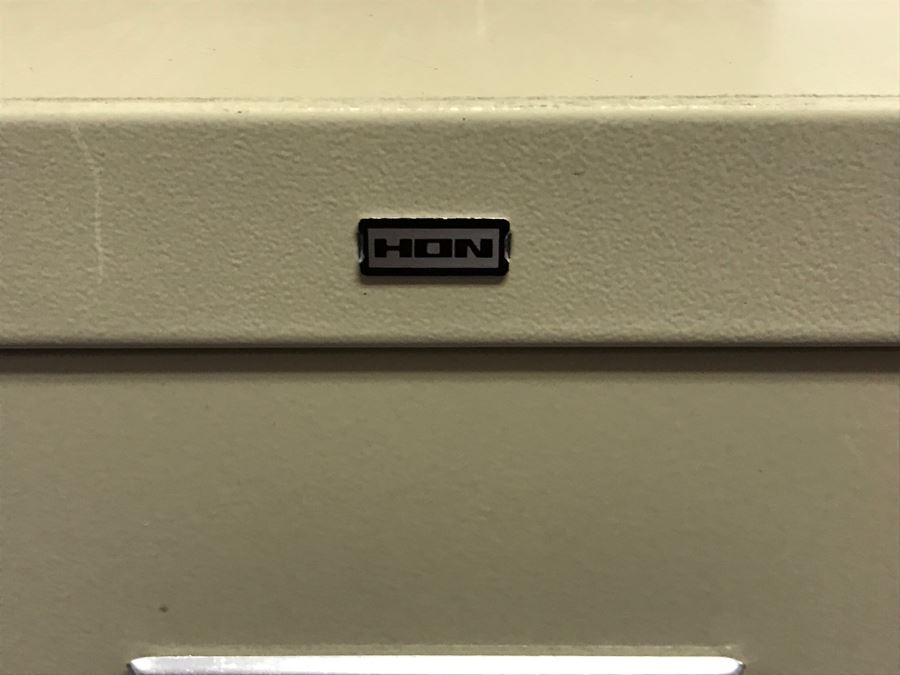 (3) 4-Drawer Metal Filing Cabinets (Two Are HON, One Is Premier) [Photo 3]