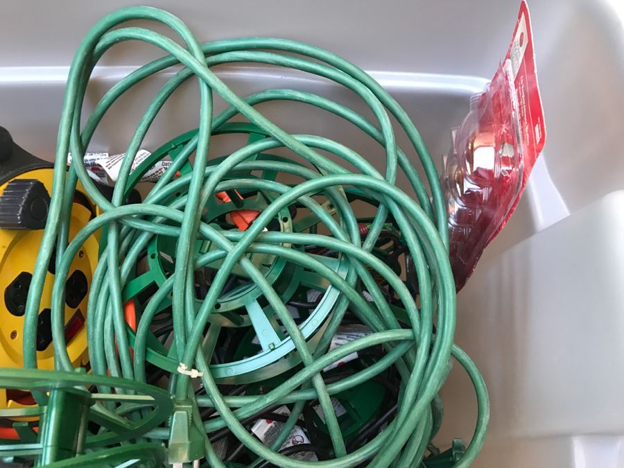 Tub Full Of Extension Cords [Photo 4]