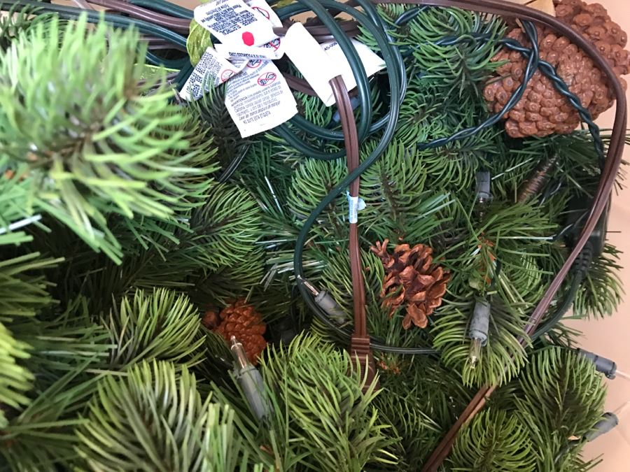 Tub Full Of Artificial Lighted Garland Decorations [Photo 8]