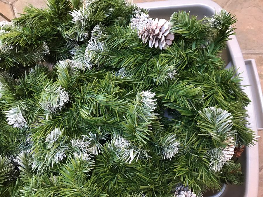 Tub Full Of Artificial Lighted Garland Decorations [Photo 5]