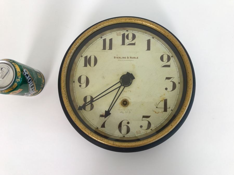 Reproduction Sterling & Noble Battery Powered Wall Clock [Photo 2]