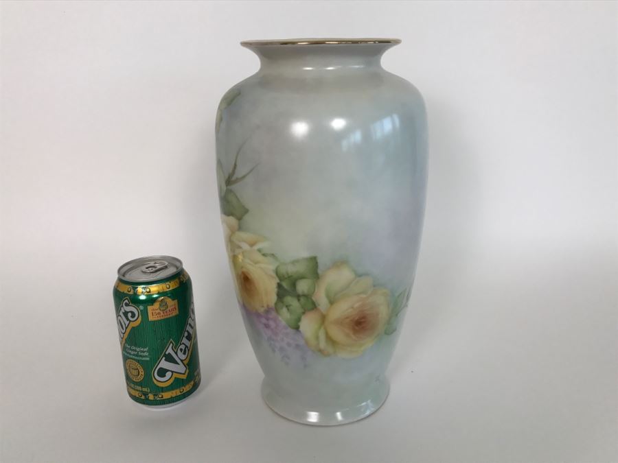 Decorative Reproduction E Loomis Rose Vase [Photo 5]