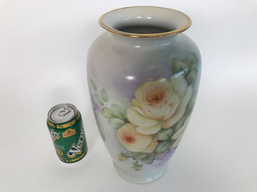 Decorative Reproduction E Loomis Rose Vase [Photo 2]