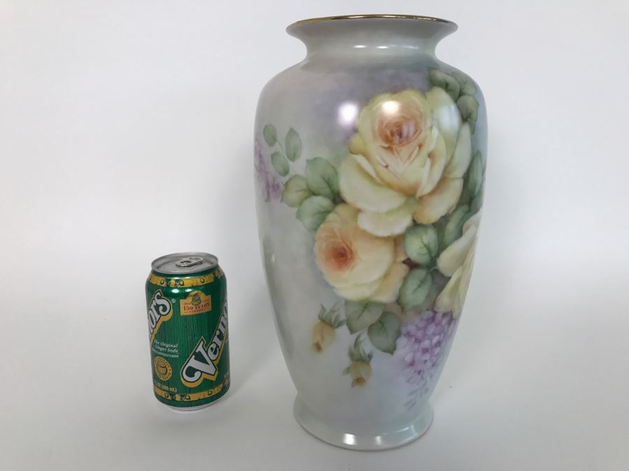 Decorative Reproduction E Loomis Rose Vase [Photo 1]