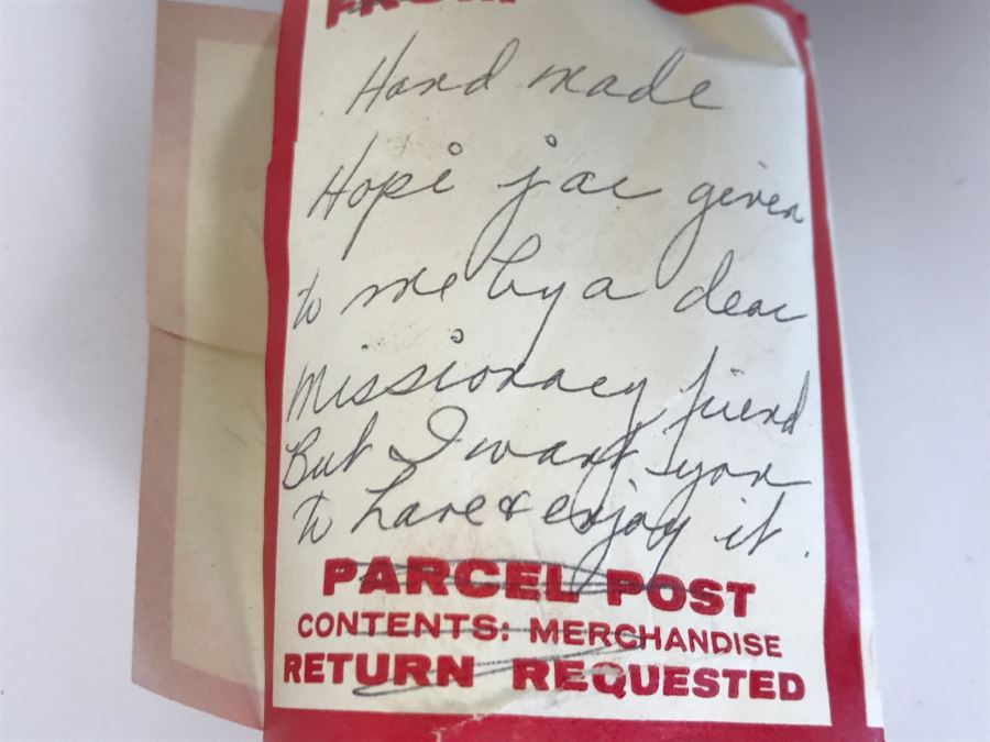 Native American Indian Wedding Vase (Note Hairline Crack In Photos) [Photo 10]