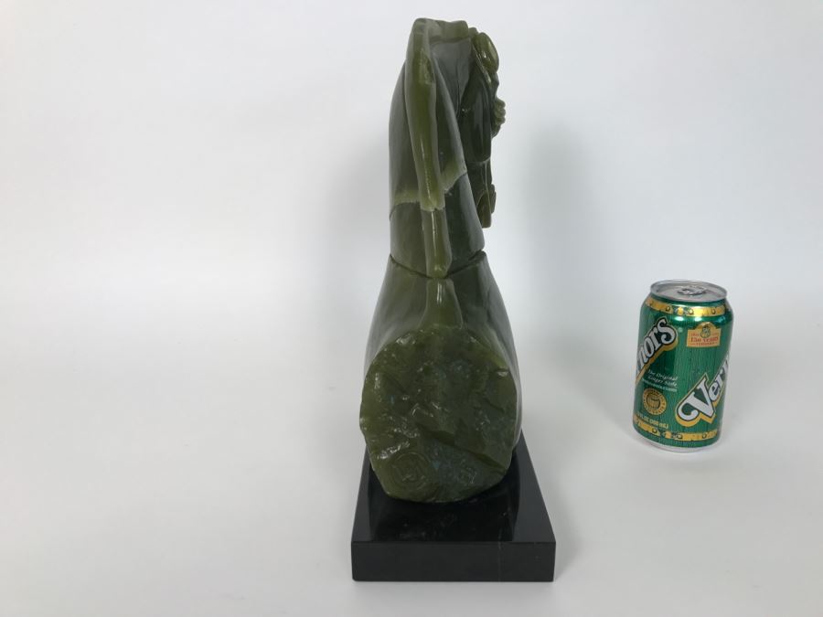 V&A Horse Head Reproduction Green Resin Sculpture by Austin Sculpture 1995 [Photo 6]
