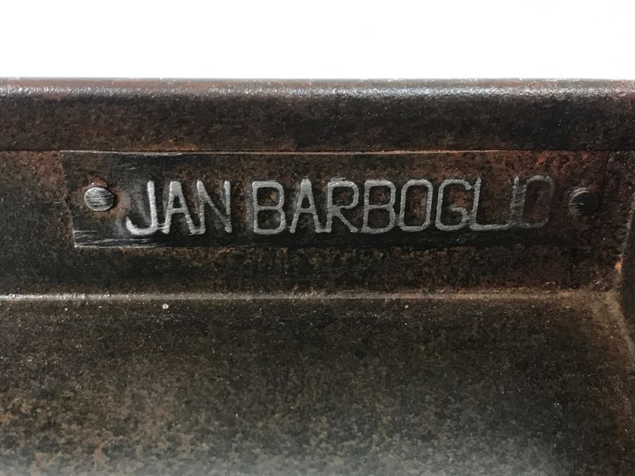 Jan Barboglio Designer Embossed Metal Horse Box And Embossed Leather Horse Box [Photo 3]