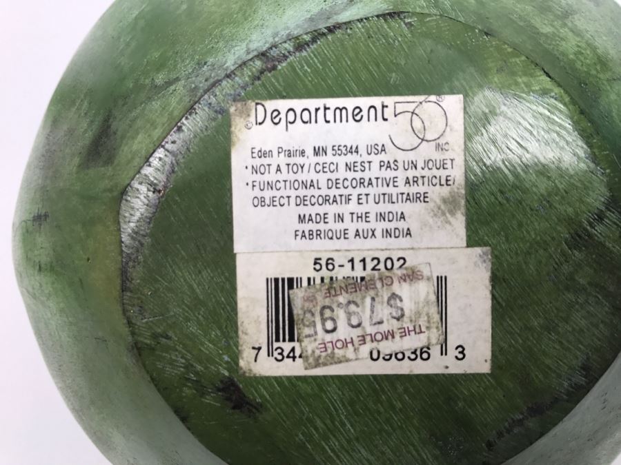 Department 56 Vase With Set Of (3) Glass Flowers [Photo 9]