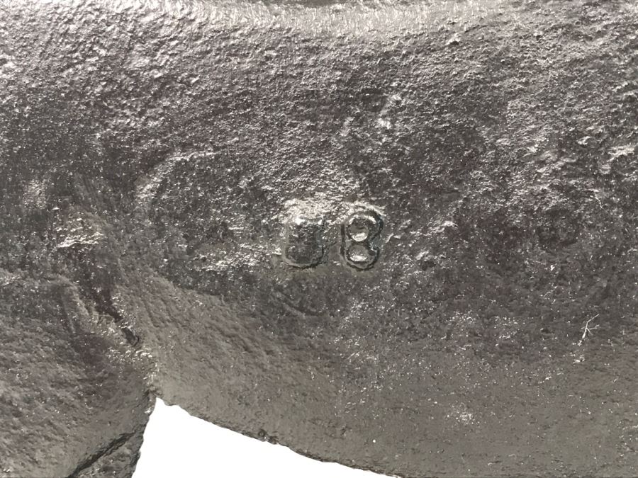 Large Black Metal Horse Sculpture [Photo 9]