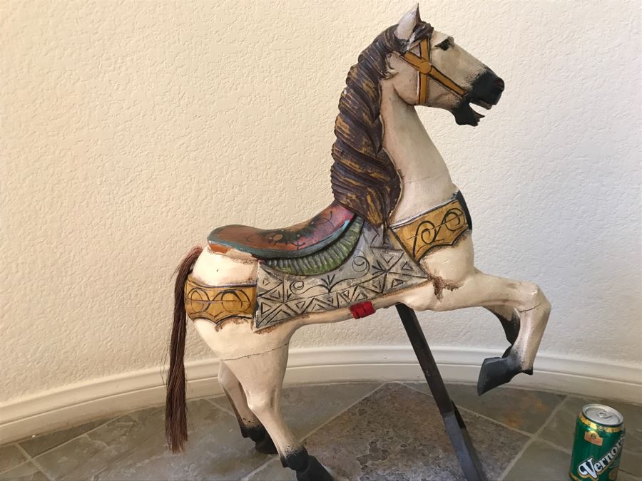 Replica Hand Painted Carousel Horse Sculpture  [Photo 2]