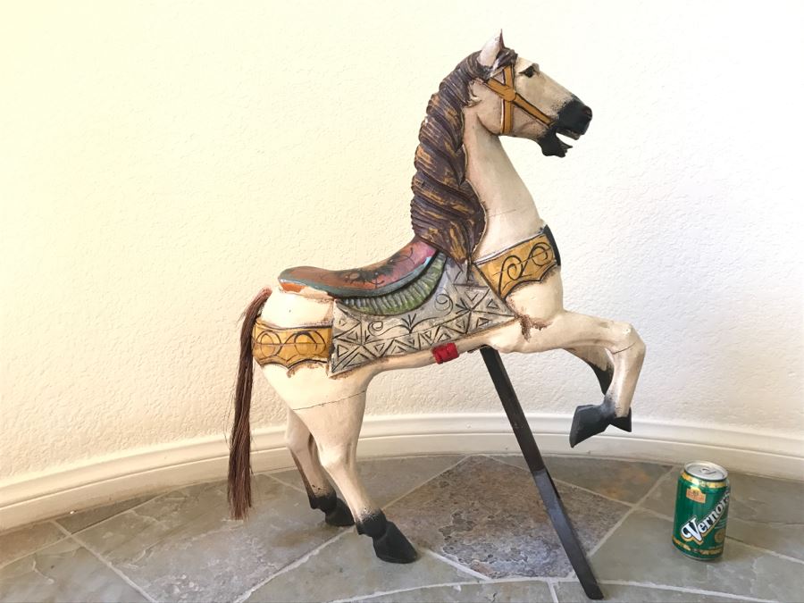 Replica Hand Painted Carousel Horse Sculpture  [Photo 1]
