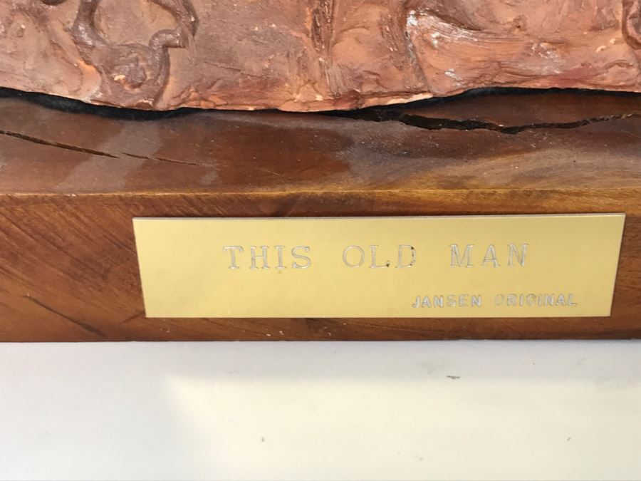 Clay Sculpture Titled 'This Old Man' JANSEN ORIGINAL [Photo 5]