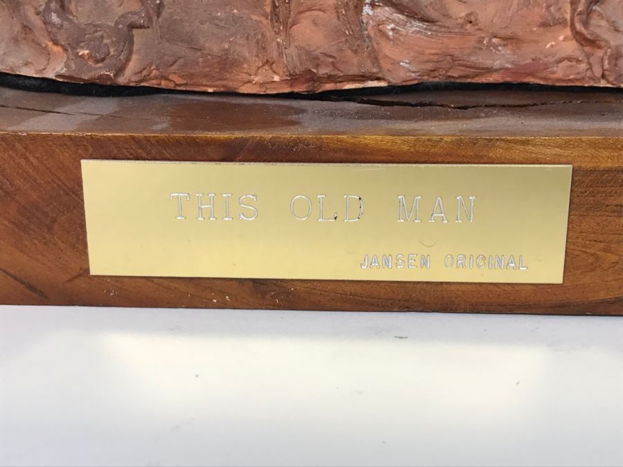 Clay Sculpture Titled 'This Old Man' JANSEN ORIGINAL [Photo 4]