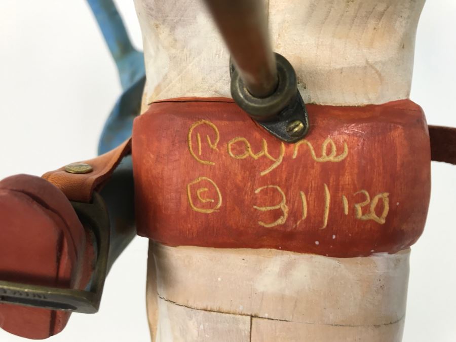 Wooden Carousel Horse Sculpture Signed Payne 31 / 120 [Photo 9]