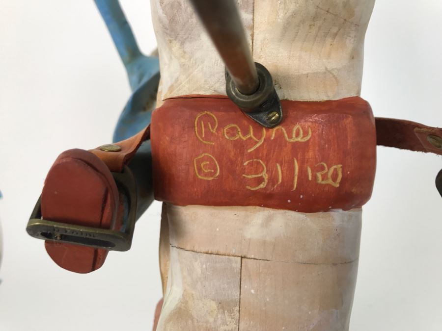 Wooden Carousel Horse Sculpture Signed Payne 31 / 120 [Photo 8]