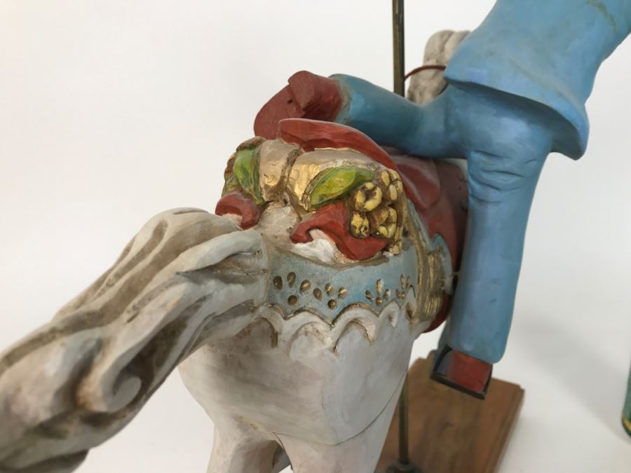 Wooden Carousel Horse Sculpture Signed Payne 31 / 120 [Photo 5]
