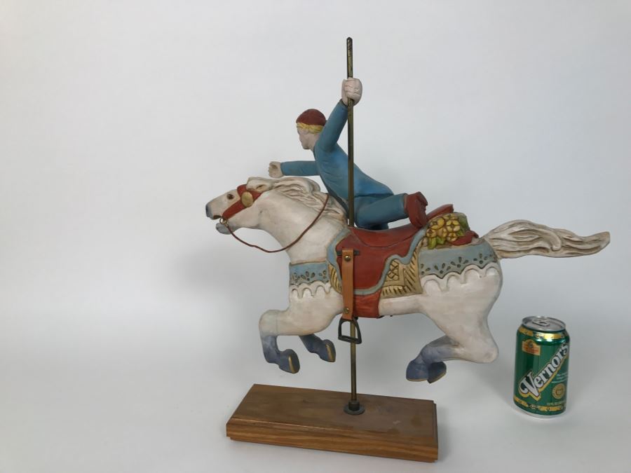 Wooden Carousel Horse Sculpture Signed Payne 31 / 120 [Photo 6]