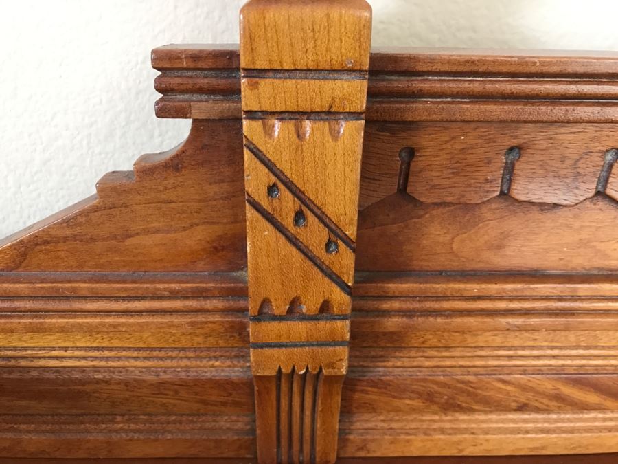 Stunning Antique Eastlake Roll Top Desk [Photo 11]