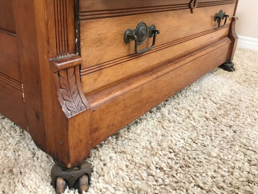 Stunning Antique Eastlake Roll Top Desk [Photo 19]