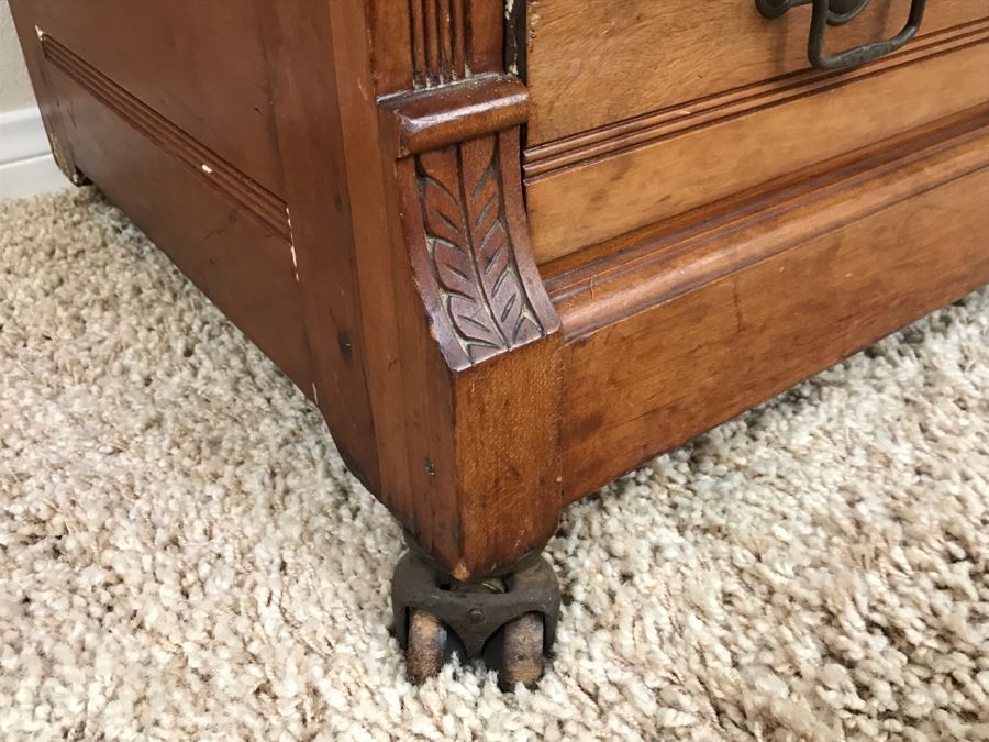 Stunning Antique Eastlake Roll Top Desk [Photo 20]