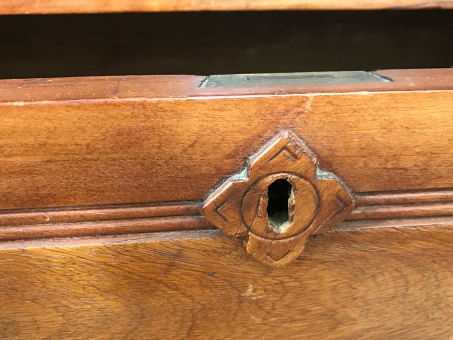 Stunning Antique Eastlake Roll Top Desk [Photo 18]