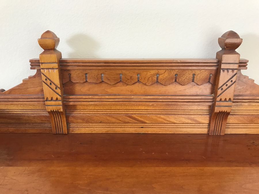 Stunning Antique Eastlake Roll Top Desk [Photo 10]