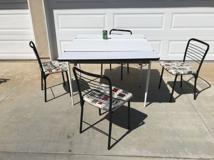 porcelain top kitchen table sale