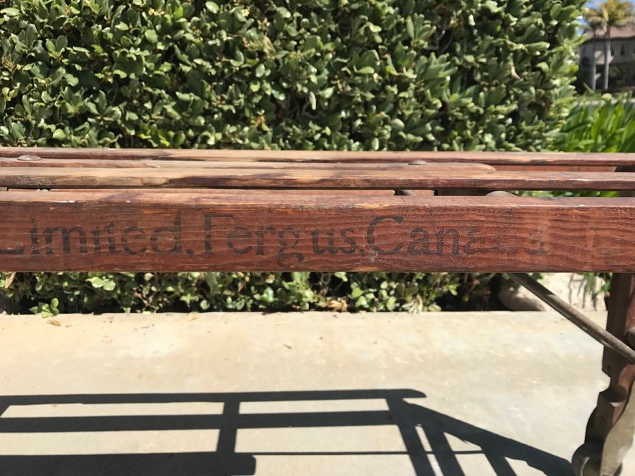 Antique Wooden BT Tub Bench Patented 1923 By Beatty Bros. Limited Fergus, Canada [Photo 7]