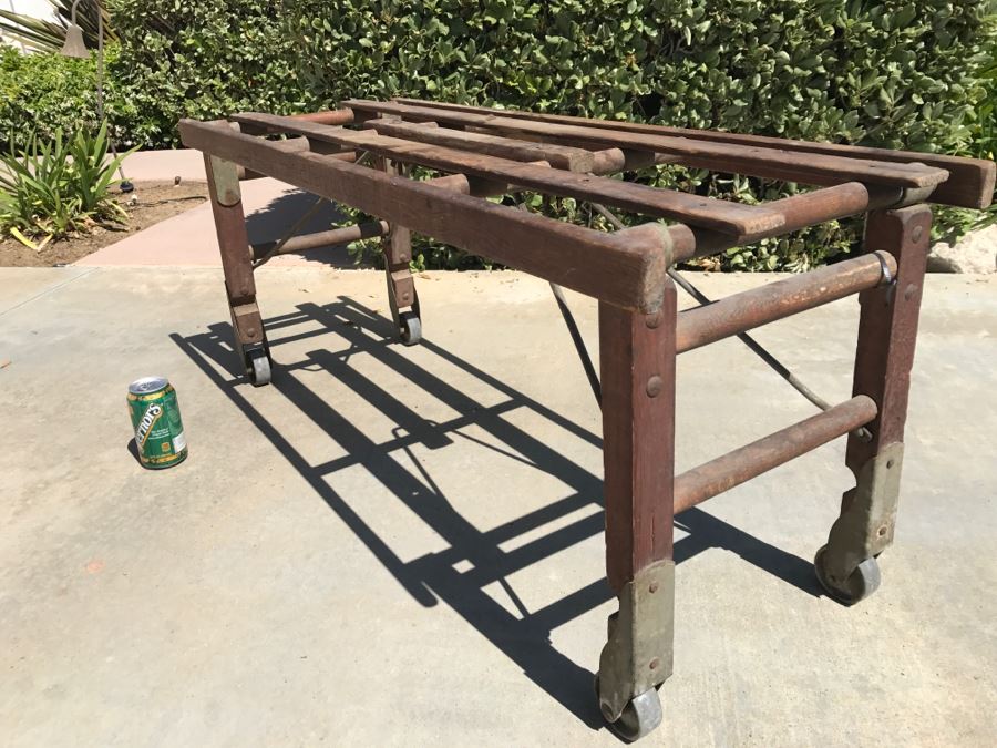 Antique Wooden BT Tub Bench Patented 1923 By Beatty Bros. Limited Fergus, Canada [Photo 10]