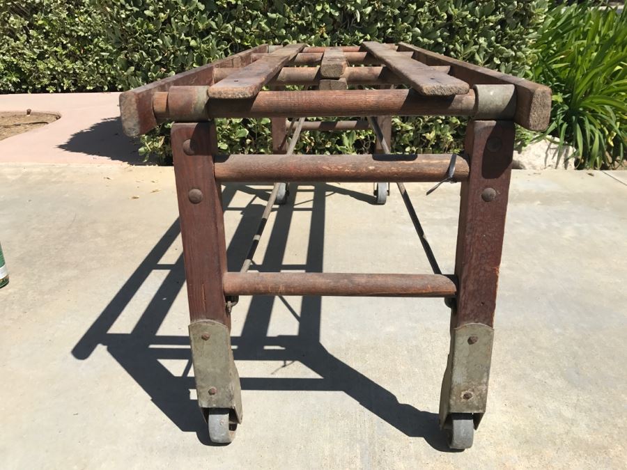 Antique Wooden BT Tub Bench Patented 1923 By Beatty Bros. Limited Fergus, Canada [Photo 11]