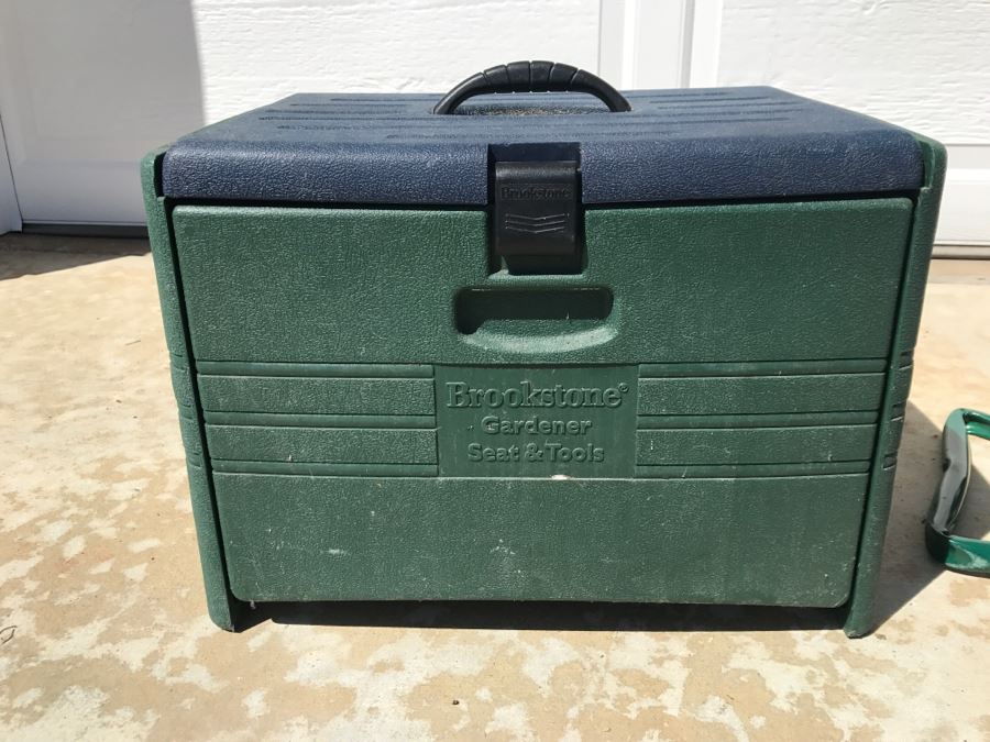 Portable Gardening Bench / Seat And Brookstone Gardening Tools [Photo 5]
