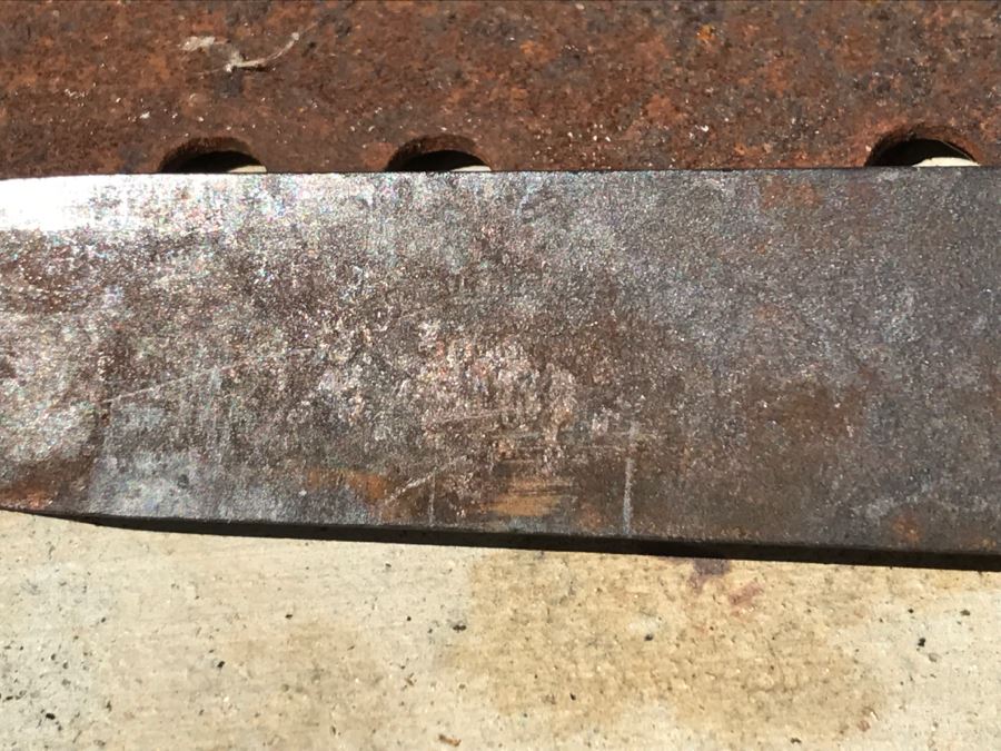 Vintage Henry Disston & Sons One-Man Two-Handle Saw And Vintage Chisel [Photo 8]