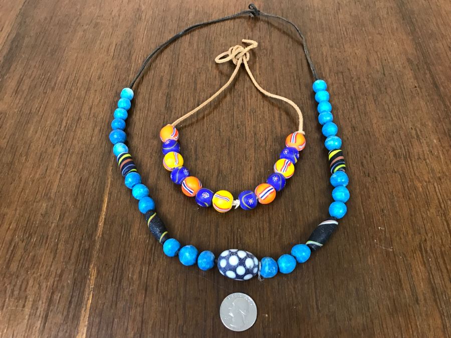 Set Of (2) Italian Bead Necklaces [Photo 5]