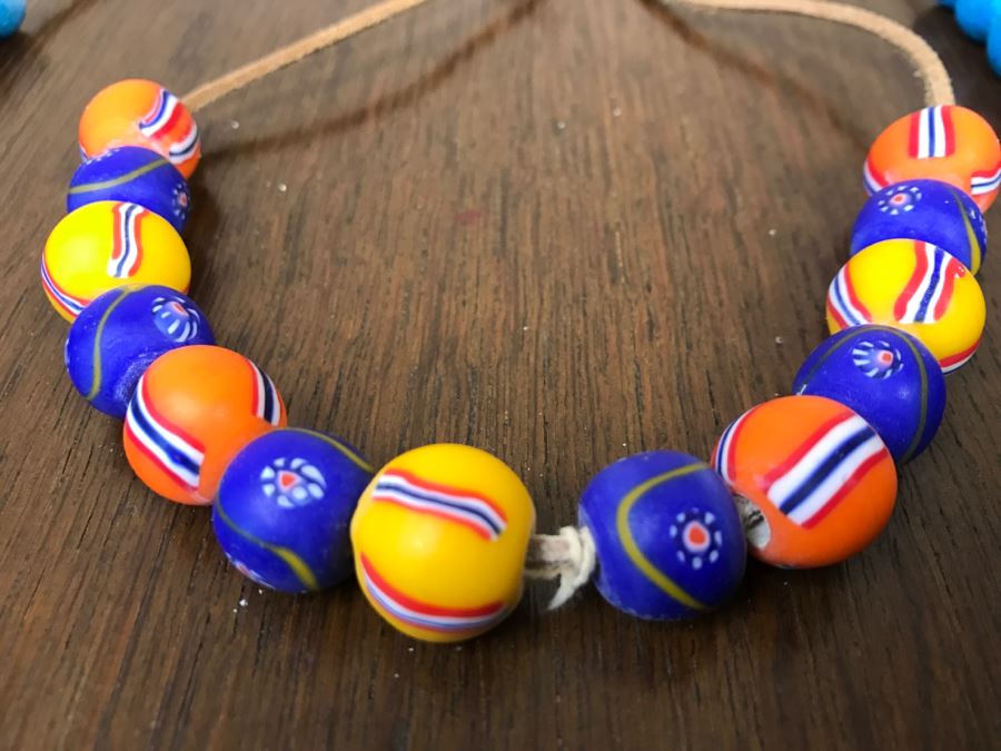 Set Of (2) Italian Bead Necklaces [Photo 4]