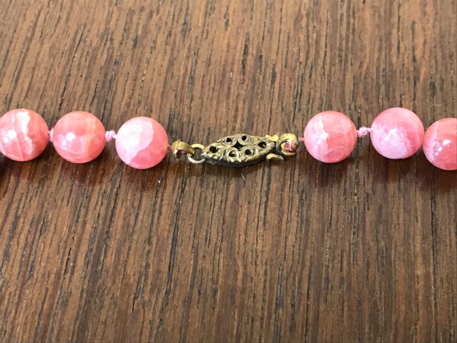 Pair Of Pink Stone Necklaces [Photo 6]